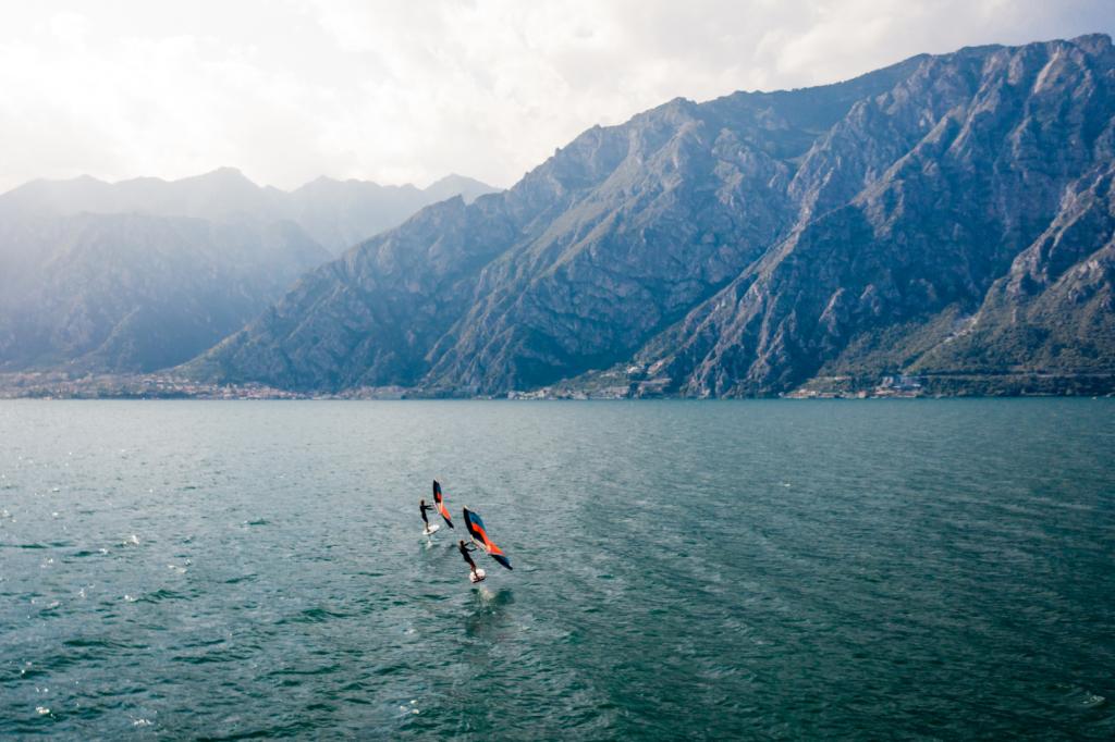 Wing foil Garda lake DJI 0775